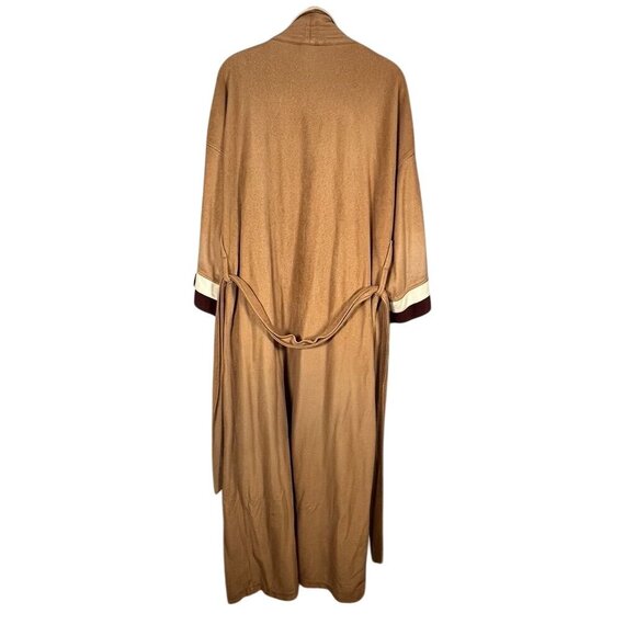 Vintage Christian Dior Brown OS Robe De Chambre Old Money Preppy Luxury - Picture 12 of 16